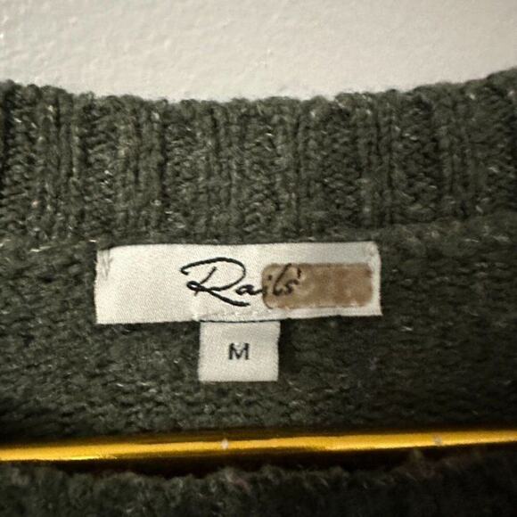 Rails Perci Jungle Camo 100% Wool Long Sleeve Sweater Women's M - Picture 3 of 7